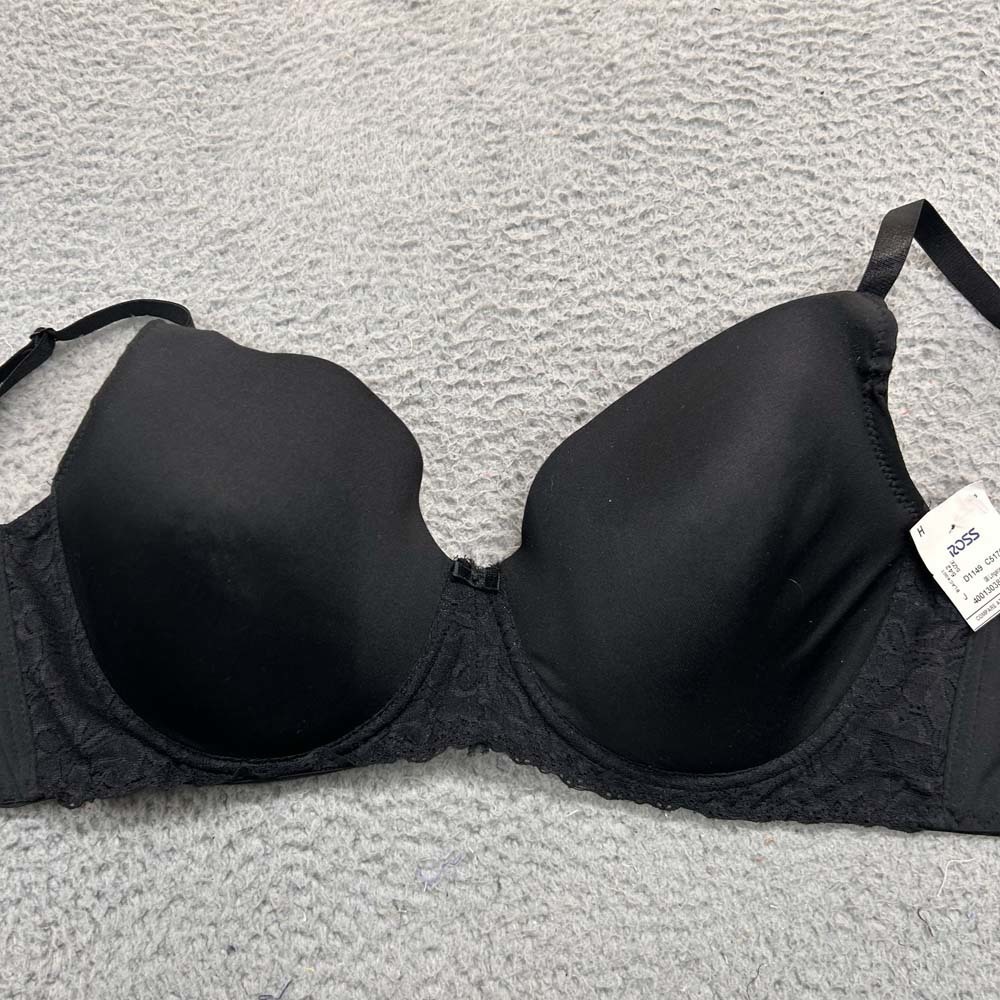 Delta Burke Bra 42D T-Shirt Bra Black NWT